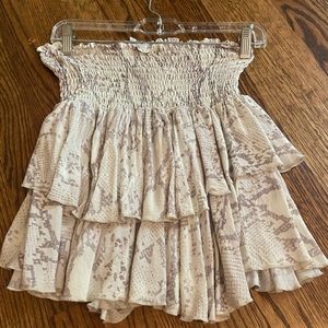 White and Light Purple skirt